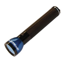 Optimax 450 Blue LED 12V Flashlight w/120V Charger